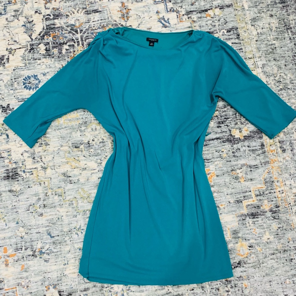 Ann Taylor teal work dress
